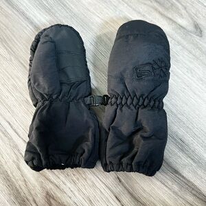 Black Insulated Mittens